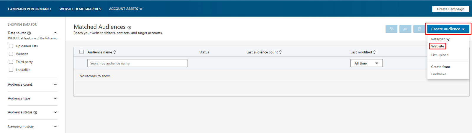 LinkedIn Remarketing 4
