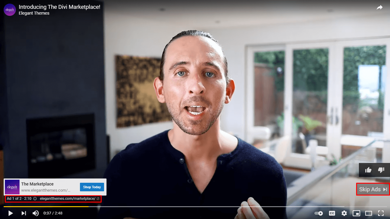 Trueview Instream reklama Trueview Instream reklama