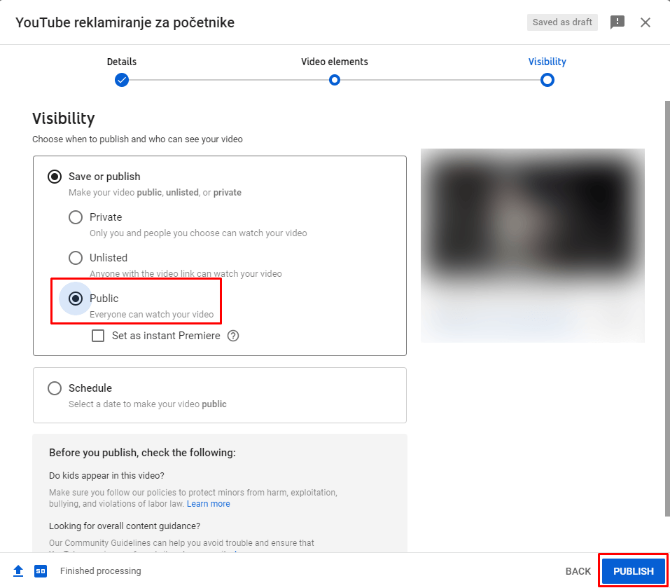 YouTube vidljivost videa YouTube vidljivost videa