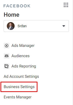 Business Settings Business Settings