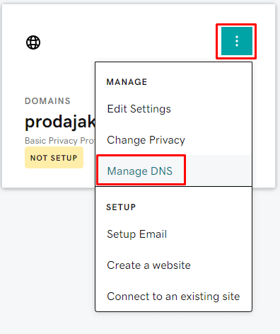 DNS verifikacija drugi korak DNS verifikacija drugi korak