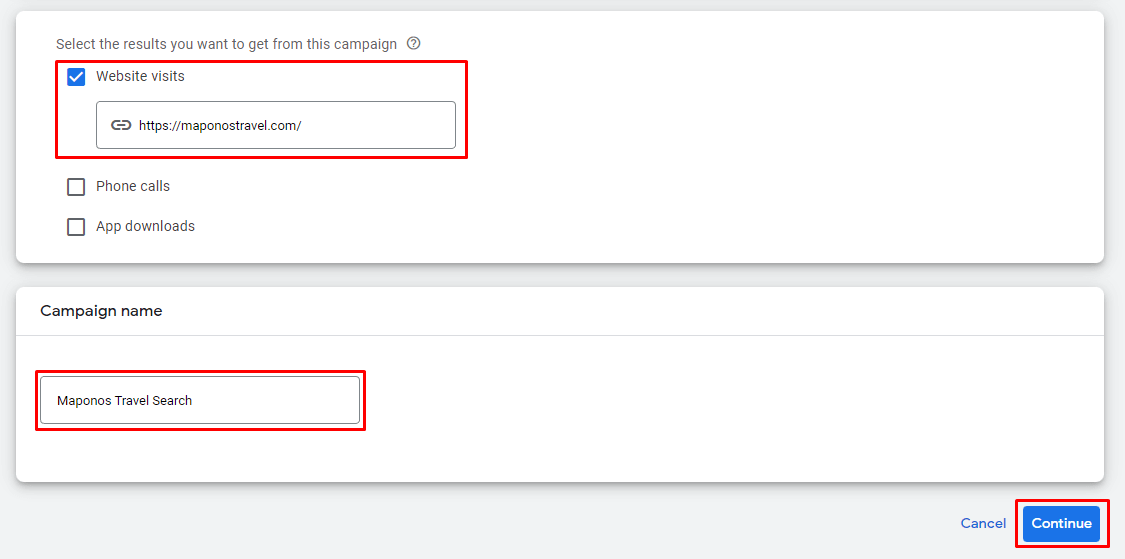 Kreiranje Search kampanje peti korak Kreiranje Search kampanje peti korak