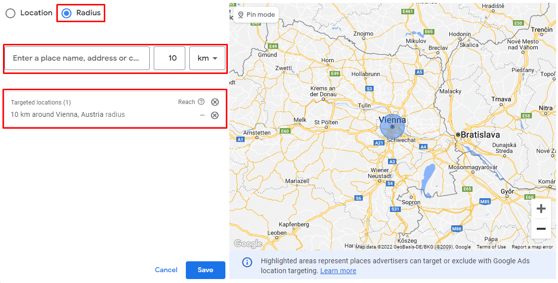 Radius Targetiranje Radius Targetiranje