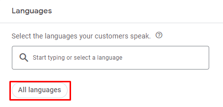 Targetiranje na osnovu jezika Targetiranje na osnovu jezika