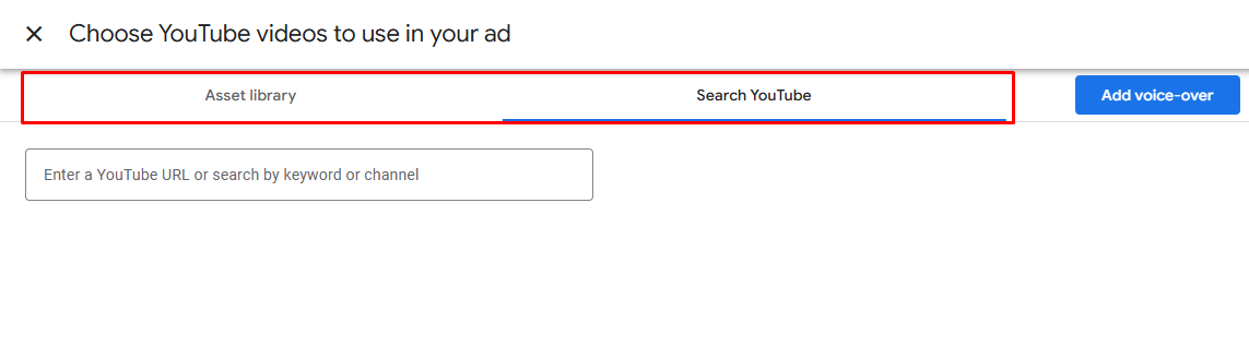 Dodavanje video kreative drugi korak Dodavanje video kreative drugi korak